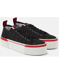 Christian Louboutin - Plateau-Sneakers Super Pedro CL - Lyst