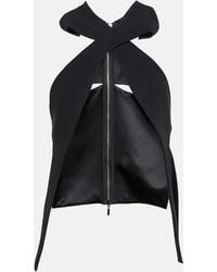 Maticevski - Cross Leaf Halterneck Cutout Top - Lyst