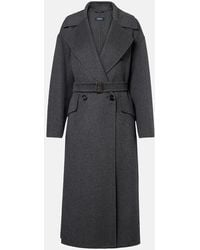 Max Mara - Belted Virgin Wool Coat - Lyst