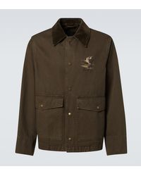 Burberry - Corduroy-Trimmed Cotton Twill Field Jacket - Lyst