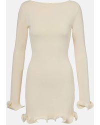 SAME - Minikleid Aus Strick - Lyst