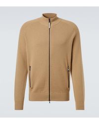 Bogner - Dexter Wool And Cashmere Zip-Up Sweater - Lyst