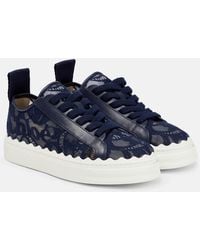 Chloé - Chloe Lauren Lace Sneakers - Lyst