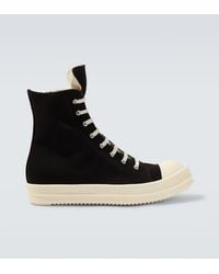 Rick Owens - Drkshdw Denim High-Top Sneakers - Lyst