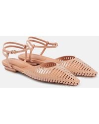 Ulla Johnson - Ballerinas Violette Aus Leder - Lyst