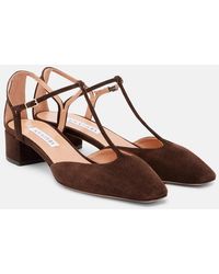 Aquazzura - Sorbonne 35 Suede Pumps - Lyst