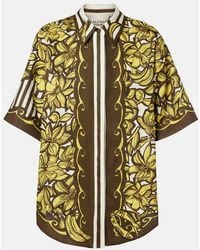 ALÉMAIS - Mona Floral Hemp Shirt - Lyst