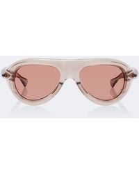Bottega Veneta - Sardine Aviator Sunglasses - Lyst