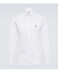 Burberry Camisa en mezcla de algodon - Blanco