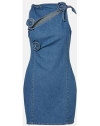 Coperni - Abito Corto Di Jeans Con Cut-Out - Lyst