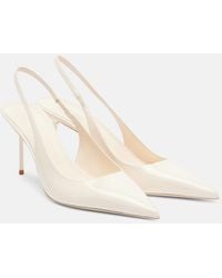 Paris Texas - Lidia 70 Leather Slingback Pumps - Lyst