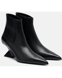 The Attico - Cheope Leather Ankle Boots - Lyst