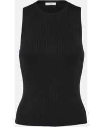 Vince - Ribbed-knit Tank Top - Lyst
