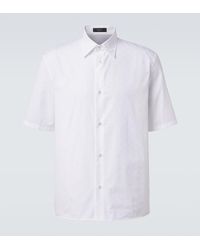Gucci - Gg Cotton Poplin Shirt - Lyst
