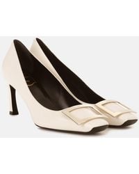 Roger Vivier - Belle Vivier Trompette Leather Pumps - Lyst