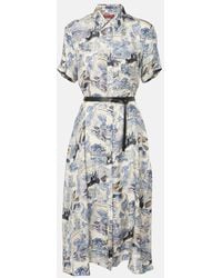 Altuzarra - Hemdblusenkleid Kiera Aus Seide - Lyst