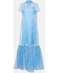 STAUD - Calluna Floral Layered Dress - Lyst