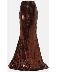 ‎Taller Marmo - Ariel Sequined Maxi Skirt - Lyst