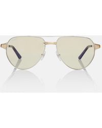 Cartier - Santos De Cartier Aviator Sunglasses - Lyst