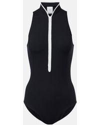 Hunza G - Katya Zip-Up Swimsuit - Lyst
