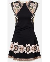 La DoubleJ - Lela Printed Jersey Minidress - Lyst
