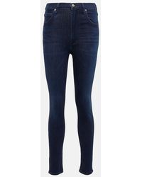 Citizens of Humanity - Jeans skinny Chrissy a vita alta - Lyst
