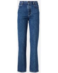 Loro Piana - Brooke Mid-Rise Cropped Straight Jeans - Lyst