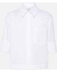 Sportmax - Cotton Poplin Shirt - Lyst