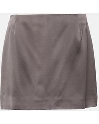 Peter Do - Silk Charmeuse Miniskirt - Lyst
