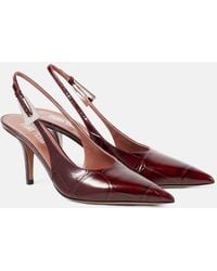 Paris Texas - Slingback-Pumps Jessica 75 Aus Leder - Lyst