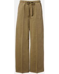 Citizens of Humanity - Aurora Cotton And Linen Wide-Leg Pants - Lyst