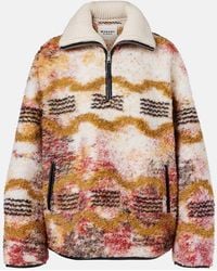 Isabel Marant - Marner Fleece Half-Zip Sweater - Lyst