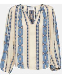 Velvet - Bedruckte Bluse aus Baumwolle - Lyst