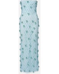 Jonathan Simkhai - Bustier-Robe Iridessa Mit Pailletten - Lyst