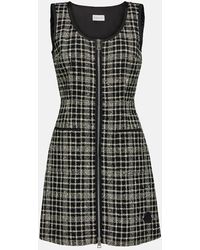Moncler - Kleid aus Tweed - Lyst