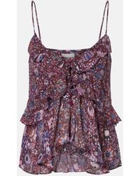 Isabel Marant - Briara Printed Top - Lyst