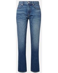 SLVRLAKE Denim - Amber Mid-Rise Slim Jeans - Lyst