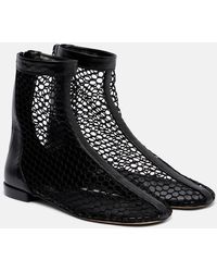 Souliers Martinez - Maxima Mesh Ankle Boots - Lyst