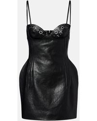 Magda Butrym - Leather Minidress - Lyst