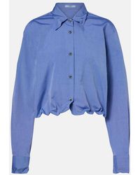 Prada - Cotton Fil-A-Fil Shirt - Lyst