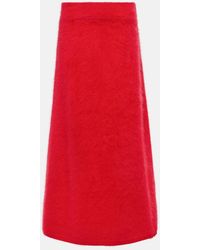 Lisa Yang - Asta Cashmere Midi Skirt - Lyst