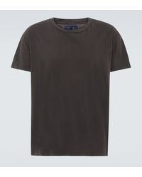 Les Tien T-Shirt aus Baumwoll-Jersey - Schwarz