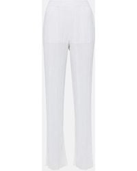 Stella McCartney - Pantalones Rectos Plisados - Lyst