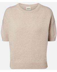 KHAITE - Golden Cashmere Sweater - Lyst