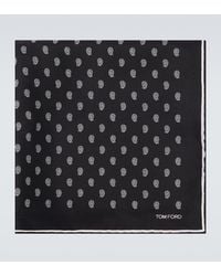 Tom Ford - Printed Silk Twill Pocket Square - Lyst