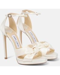 Jimmy Choo - Rosie 120 Satin Sandals - Lyst