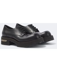 Balenciaga - Venom Leather Derby Shoes - Lyst