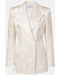 Gabriela Hearst - Aleah Embroidered Silk Blazer - Lyst