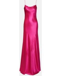 Alaïa - Silk Dress With Straps - Lyst