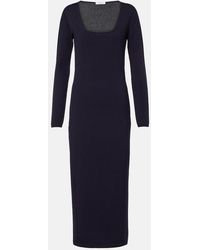 Max Mara - Sophia Wool-Blend Midi Dress - Lyst